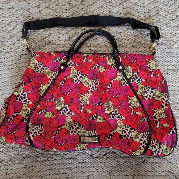 Betsey Johnson Handbags - BETSEY Johnson Rose Cheetah Weekender Bag/Duffle